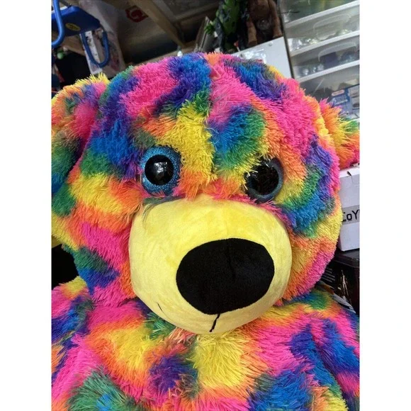 Plush paradise Tie-Dye Bear, 50” Soft Christmas Gift Rainbow